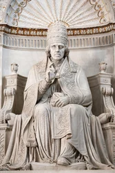 Papst Pius VII - Petersdom - Rom, Italien