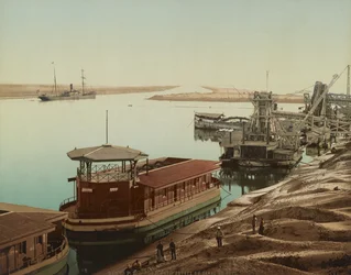 Port Said, Eingang zum Suezkanal, ca. 1900