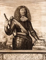 Porträt von Carl von Rabenhaupt 1602-1675 Aus: Schauplatz des Krieges, 1675