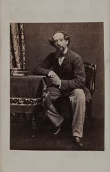 Porträt von Charles Dickens 1812-1870, 1860er Jahre
