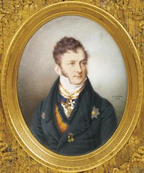 Porträt von Graf Ludwig Lebzeltern 1774-1854, 1822