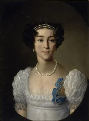 Porträt der Gräfin Anna Alexejewna Orlova von Chesma 1785-1848, frühes 19. Jahrhundert