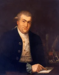 Porträt von David Garrick, ca. 1770