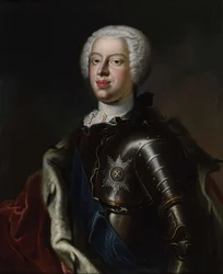 Porträt von Herzog Anthony Ulrich von Braunschweig, ca. 1740