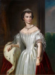 Porträt von Elisabeth von Bayern