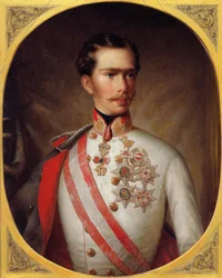 Porträt von Kaiser Franz Joseph I. von Österreich, ca. 1854