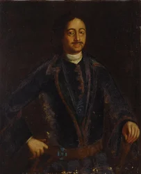 Porträt von Kaiser Peter I. der Große 1672-1725, frühes 18. Jahrhundert