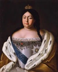 Porträt der Kaiserin Anna Ioannovna 1693-1740, 18. Jahrhundert