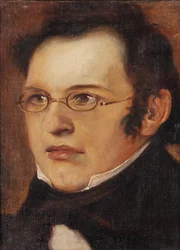 Porträt von Franz Schubert 1797-1828, erstes Viertel des 19. Jahrhunderts