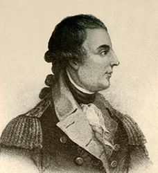 Porträt von General Montgomery, mit schwarzem Seidenhalstuch, Haar im Zopf