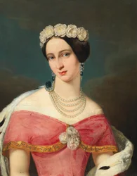 Porträt der Großherzogin Alexandra Iossifowna von Sachsen-Altenburg 1830-1911