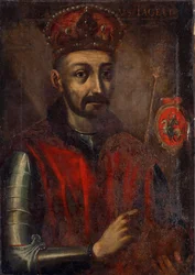 Porträt von König Wladyslaw II. Jagiello, Mitte des 17. Jahrhunderts