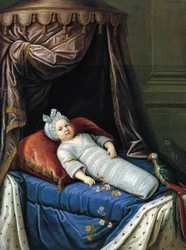 Porträt von Ludwig XIV. als Baby, ca. 1638
