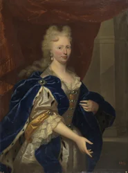 Porträt von Maria Josepha von Österreich 1699-1757, 18. Jahrhundert