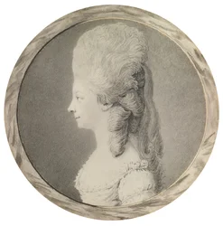 Porträt von Marie Louise von Savoyen 1749-1792, Prinzessin von Lamballe, zweite Hälfte des 18. Jahrhunderts