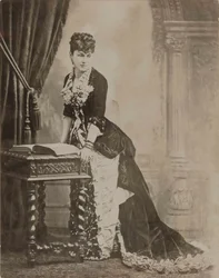 Porträt der Marquise Marie Arconati Visconti, geb. Peyrat 1840-1923, 1870