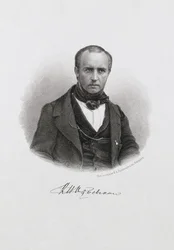 Porträt von Prinz Wladimir Fjodorowitsch Odojewski 1803-1869, ca. 1874