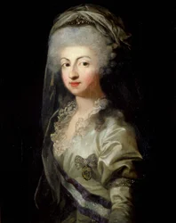 Porträt von Prinzessin Carolina Maria Teresa Giuseppa von Parma 1770-1804, Spätes 18. Jahrhundert