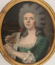 Porträt von Rosalie Dugazon 1755-1821