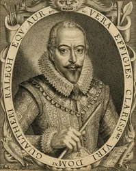 Porträt von Sir Walter Raleigh, 1596