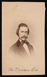 Porträt von Theodore Nicholas Gill 1837-1914, ca. 1860er Jahre