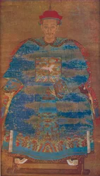 Porträt eines Mandschu-Politikers, 17. Jahrhundert