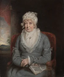 Porträt einer Frau Mrs. Ann Hivlyn, frühe 1800er Jahre