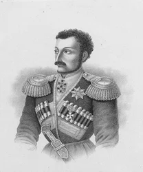 Porträt des Generalmajors Nikolay Sleptsov 1815-1851, 1877