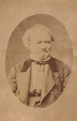 Porträt des Pianisten und Komponisten Ferenc Erkel 1810-1893, ca. 1875