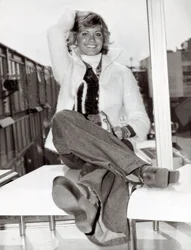 Porträt der australischen Sängerin und Komikerin Olivia Newton-John (geb. 1949), London, 23/05/1975