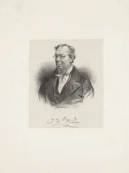 Porträt des Komponisten Johann Wilhelm Wilms, 1772-1847, 1835