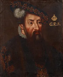 Porträt von König Gustav I. von Schweden 1496-1560, um 1700
