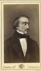Porträt des Literaturkritikers und Philosophen Vissarion G. Belinsky