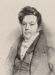 Porträt des Komponisten Auguste-Mathieu Panseron 1796-1859, 1820