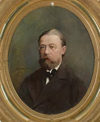 Porträt des Komponisten Bedrich Smetana