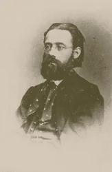 Porträt des Komponisten Bedrich Smetana, 1866