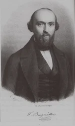 Porträt des Komponisten Johann Friedrich Franz Burgmüller 1806-1874, um 1840