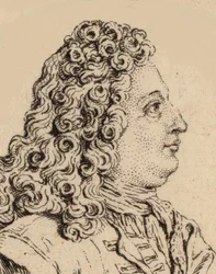 Porträt des Komponisten Marin Marais, 1656-1728