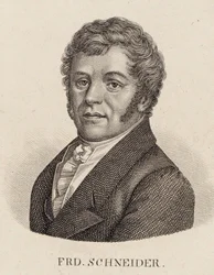 Porträt des Organisten und Komponisten Friedrich Schneider 1786-1853