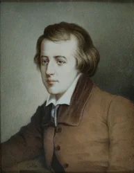 Porträt des Dichters Heinrich Heine 1797-1856, ca. 1825
