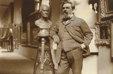 Porträt des Bildhauers Alfred Boucher