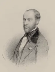 Porträt des Geigers und Komponisten Henri Vieuxtemps 1820-1881, 1857