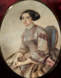 Porträt der Schriftstellerin Avdotya Panayeva, 1819-1893