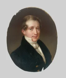 Porträt eines Mannes in blauer Jacke
