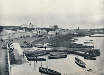 Portstewart - Der Hafen und die Stadt, 1895
