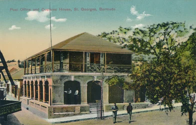 Postamt und Zollhaus, St. Georges, Bermuda, frühes 20. Jahrhundert