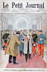 Präsident der Republik eröffnet das Musée des Beaux-Arts de la Ville de Paris, 1902