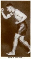 Primo Carnera, italienischer Boxer, 1938