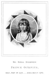 Prinz Octavius, achter Sohn von George III, 19. Jahrhundert