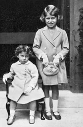 Prinzessinnen Elizabeth und Margaret, 1933